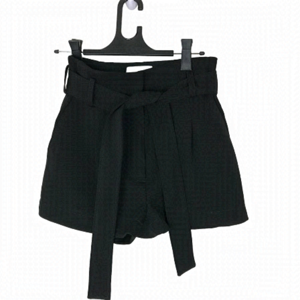 3.1 Phillip Lim Black High Waisted With Ties Belt Size 0